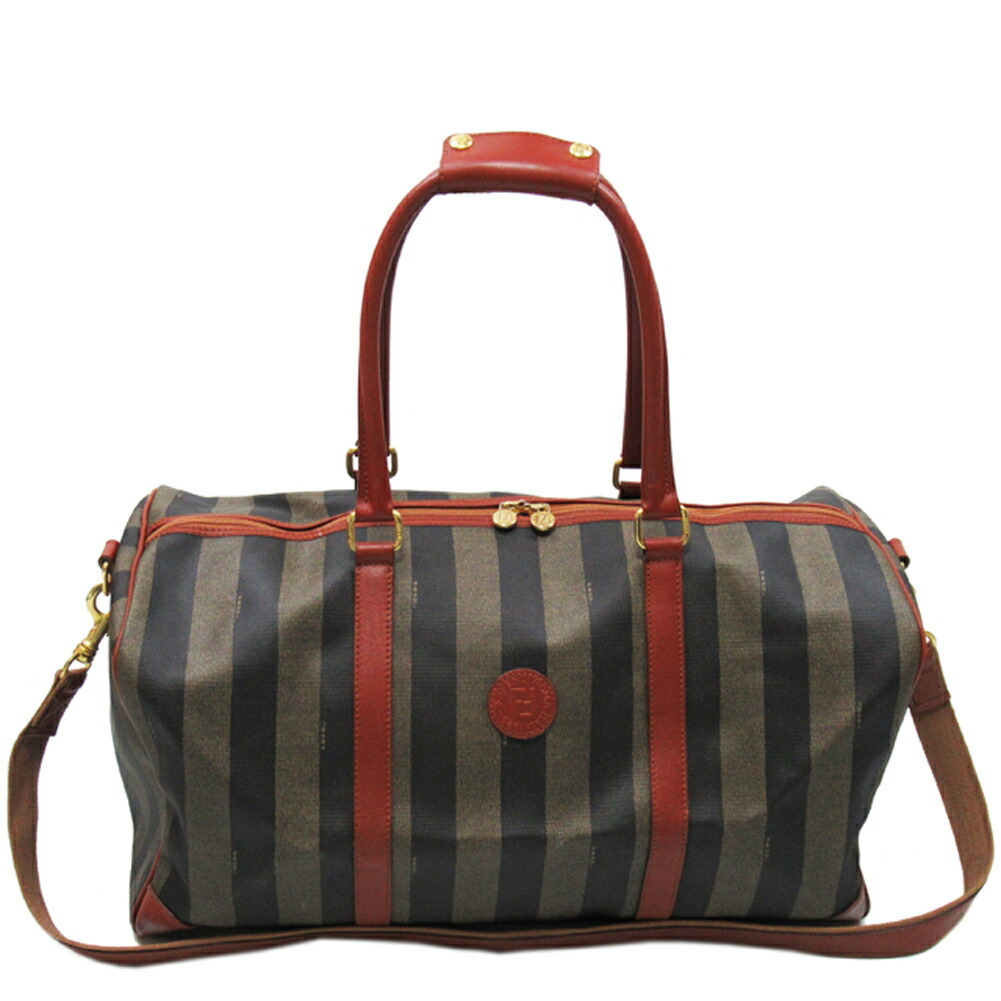 【月入れ替わり大売り出し★29％OFF引き換え証】フェンディ FENDI ボストンバッグ ペカン 2WAY肩肉 黒いこと ベージュ 赤銅色 レディース 中古 ブランド名 ご機嫌ブランド名 ヴィンテージ