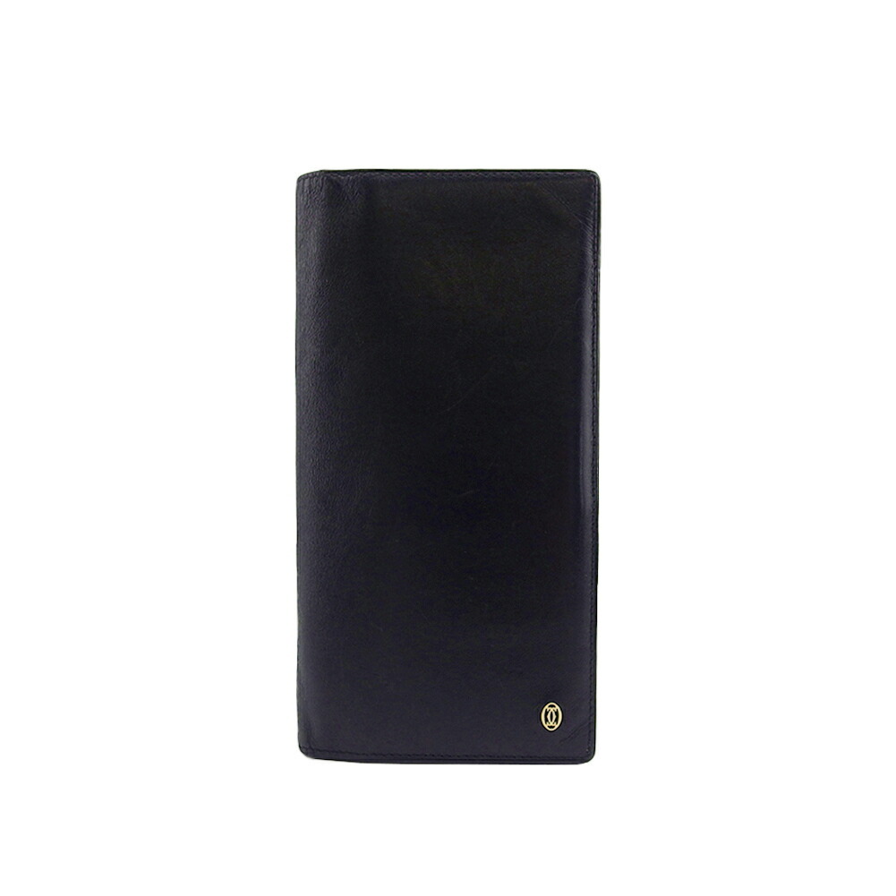 【雨季得SALE★21％OFF引き換え証】カルティエ 長札入れ パシャ 黒いこと ゴールド レディース 中古 CARTIER ブランド名 御機嫌ブランド名 ヴィンテージ