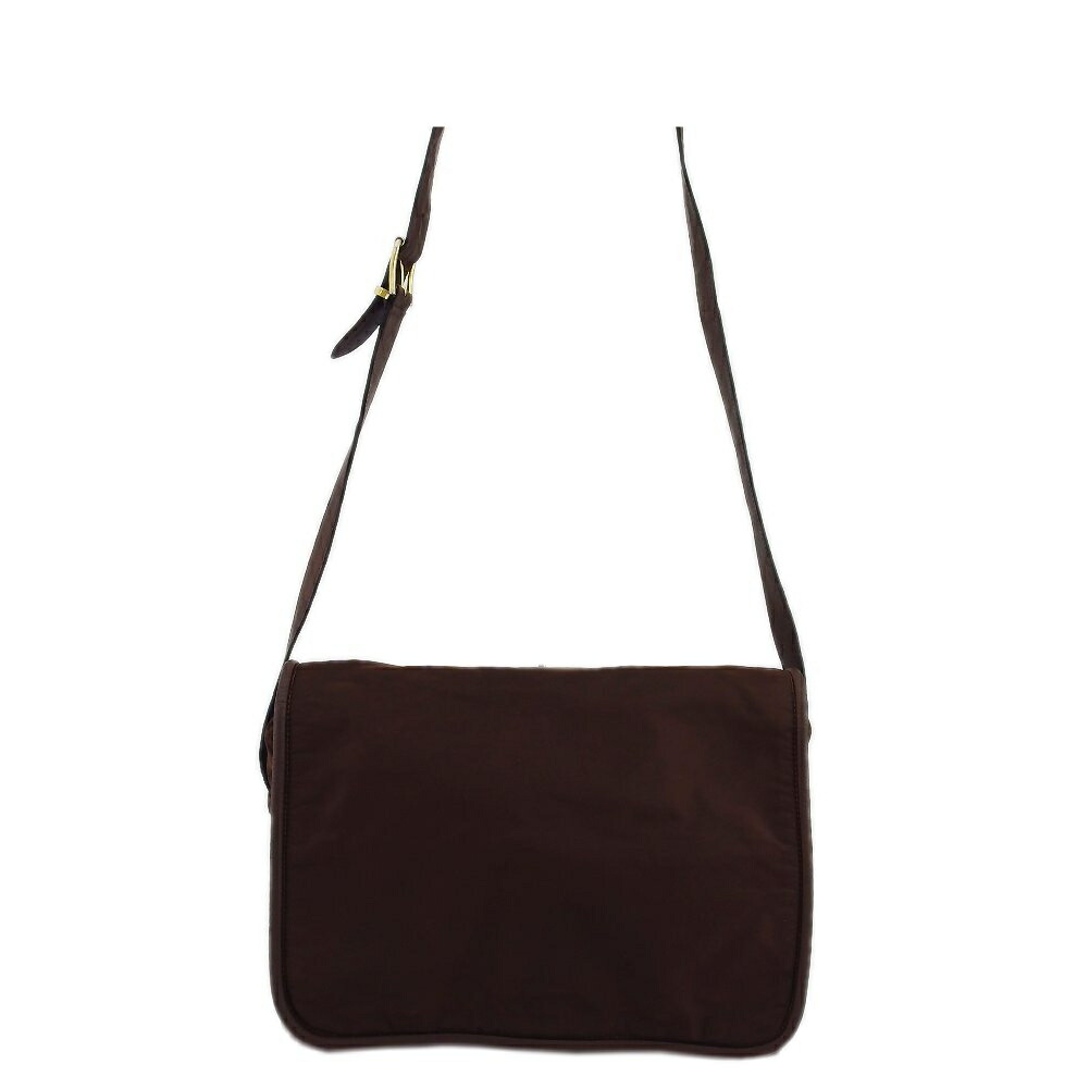 【Fashion Special Fair★24％OFFクーポン】セリーヌ CELINE ショルダーバッグ サークルロゴチャーム 異素材コンビ オールドセリーヌ ブラウン レディース 中古 ブランド ハイブランド ヴィンテージ