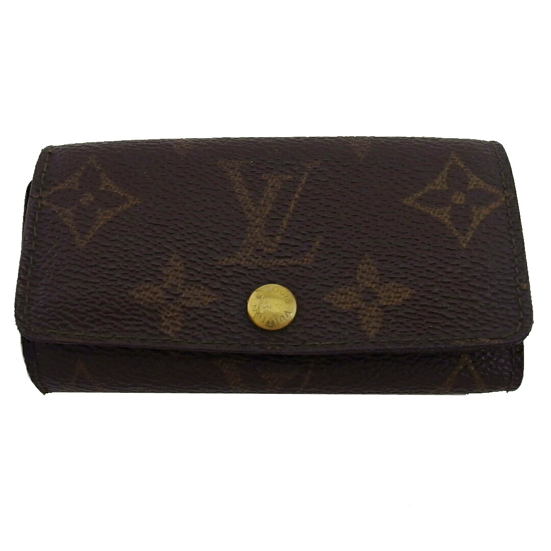 【Fashion Special Fair★24％OFFクーポン】ルイ・ヴィトン LOUIS VUITTON キーケース モノグラム ミュルティクレ4 ブラウン ベージュ レディース 中古 ブランド ハイブランド ヴィンテージ