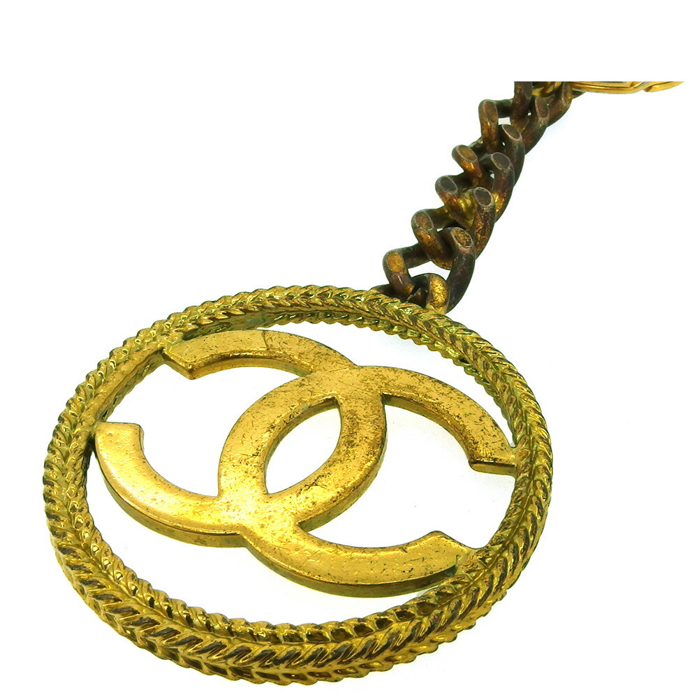 【月入れ替わり大売り出し★29％OFF引き換え証】シャネル CHANEL キーホルダー ココマーク 年寄りのシャネル ゴールド レディース 中古 ブランド名 ご機嫌ブランド名 ヴィンテージ