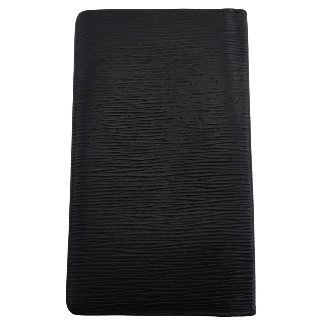 【土日BIG SALE★27％OFF引き換え証】ルイ・ヴィトン LOUIS VUITTON 紙入れ エピ ポルトシェキエカルトクレディ 黒いこと レディース 中古 ブランド名 ご機嫌ブランド名 ヴィンテージ