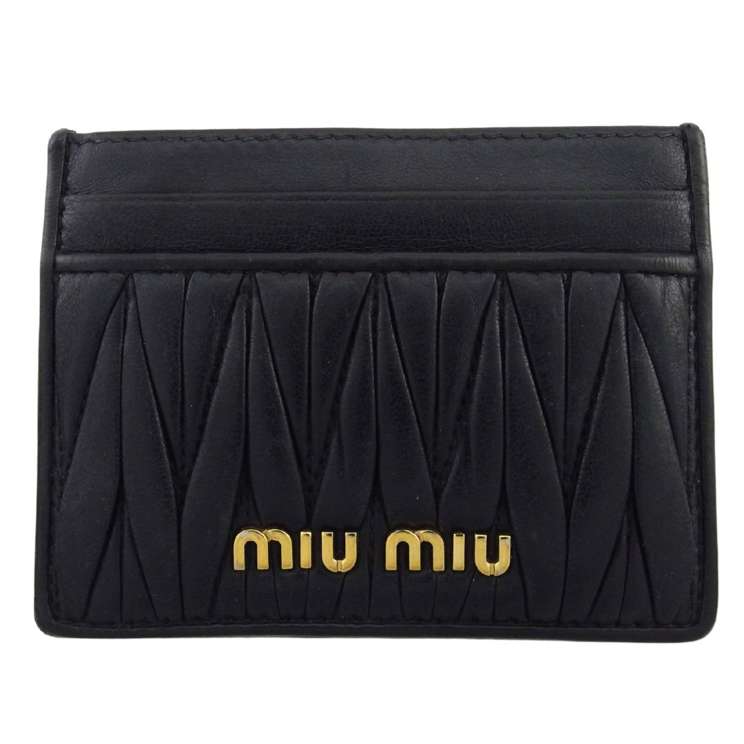 miu miu ネイビー カードケース 楽天市場】【未使用】【新品】ミュウミュウ MIU MIU カード