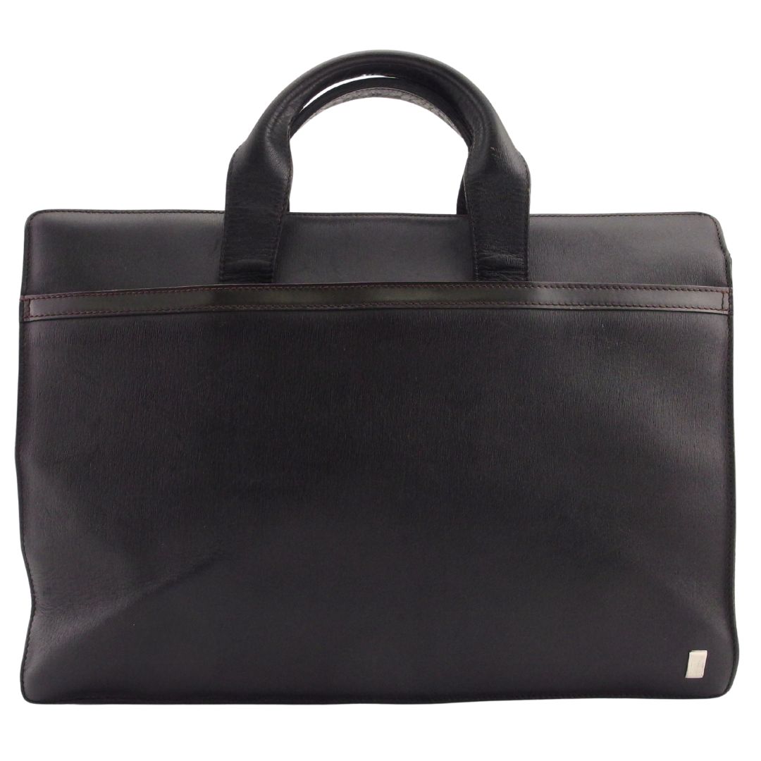 ダンヒル　ビジネスバッグ　ブリーフケース　dunhil dunhill（ダンヒル） ブリーフケース 鍵付き ダークブラウン ビジネス