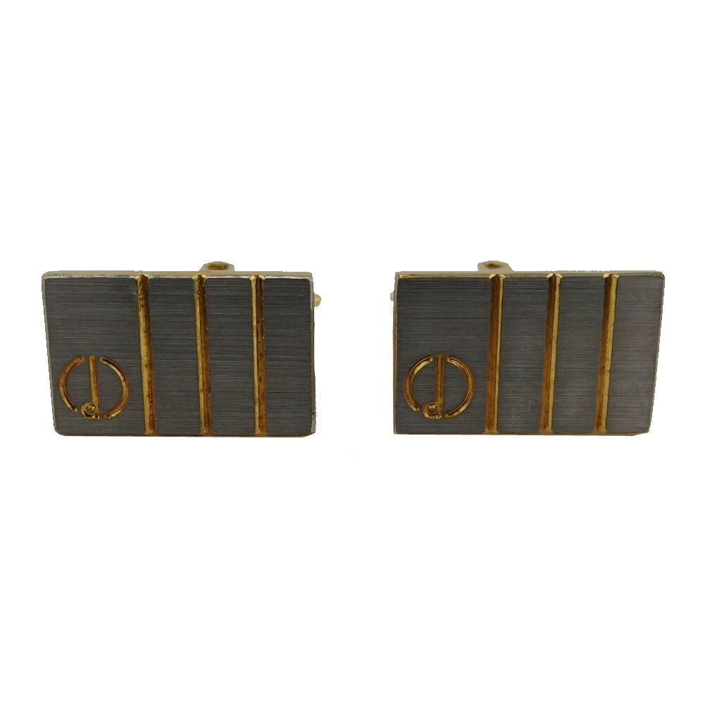 【百貨店SALE★最大限度50％OFF】ダン吸血鬼 Dunhill 折り返し しろがね色×ゴールド レディース 中古 ブランド名 ご機嫌ブランド名 ヴィンテージ