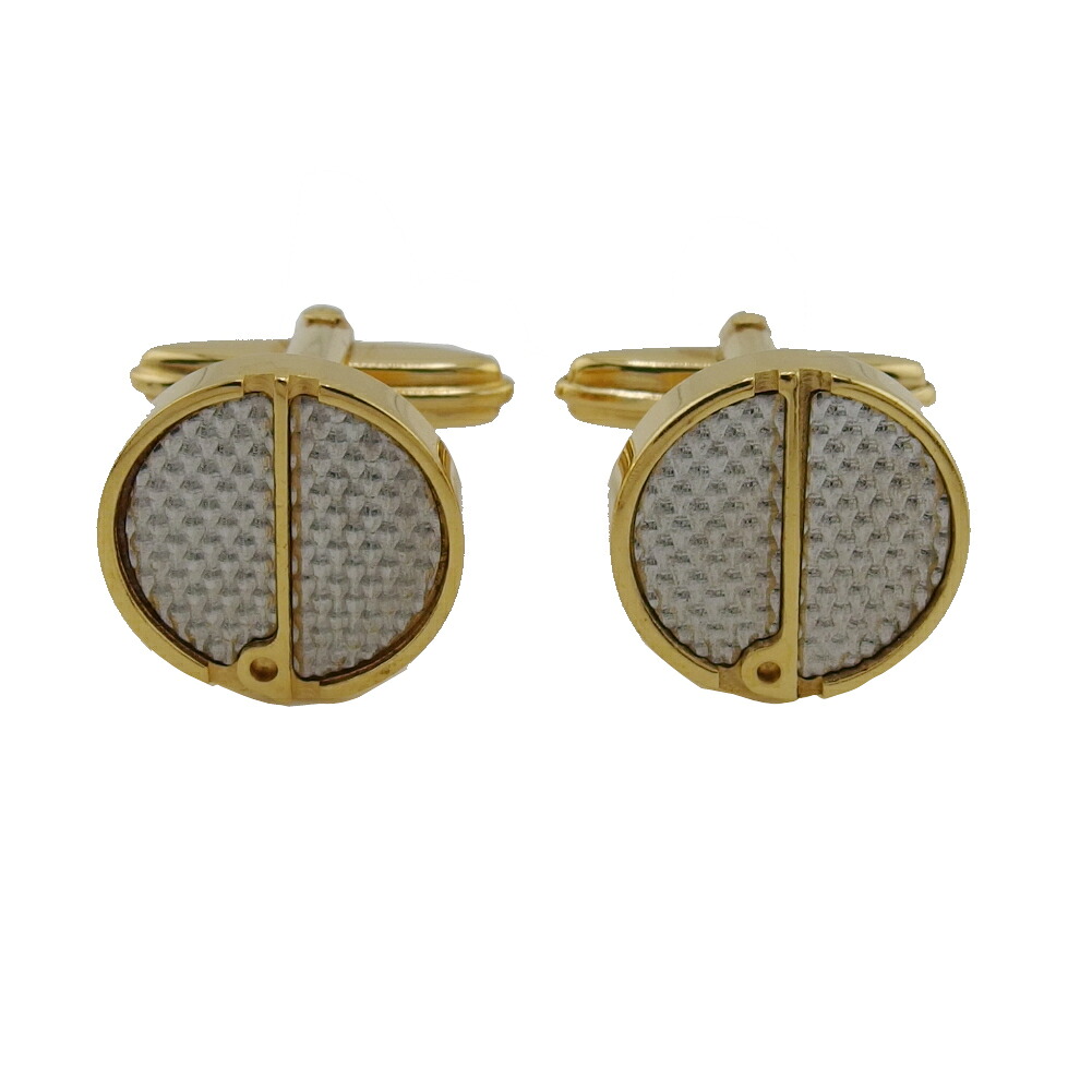 【百貨店SALE★最大限度50％OFF】ダン吸血鬼 Dunhill 折り返し ゴールド×しろがね色 レディース 中古 ブランド名 ご機嫌ブランド名 ヴィンテージ