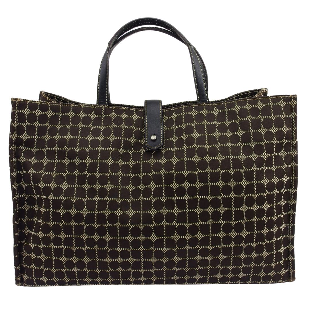 【お買い物マラソン★30％OFFクーポン】ケイトスペード Kate Spade トートバッグ ノエル ブラウン×ベージュ×ブラック レディース 中古 ブランド ハイブランド ヴィンテージ