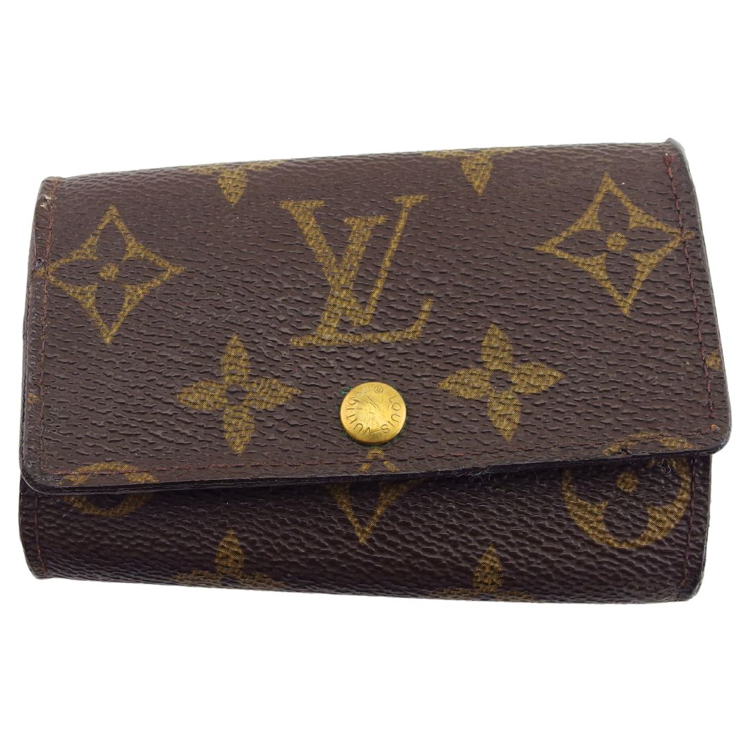 【決算前SALE★50％OFFクーポン】ルイ・ヴィトン LOUIS VUITTON キーケース モノグラム ミュルティクレ6 ブラウン×ベージュ×ゴールド レディース 中古 ブランド ハイブランド ヴィンテージ