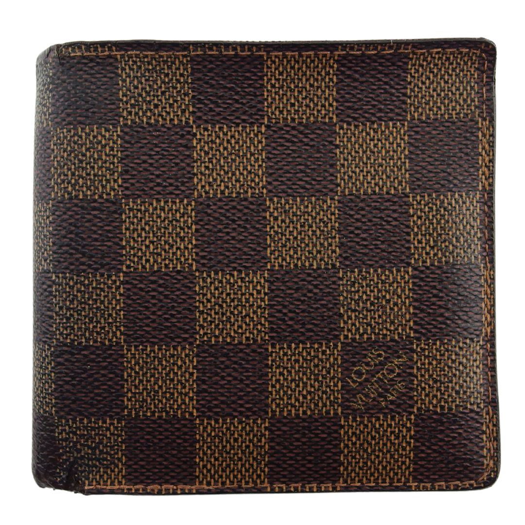 VUITTON ダミエ ポルトビエ カルトクレディモネ マルコ 二つ折り財布 LOUIS VUITTON 未使用 ルイヴィトン ダミエ ポルトビエ カルト