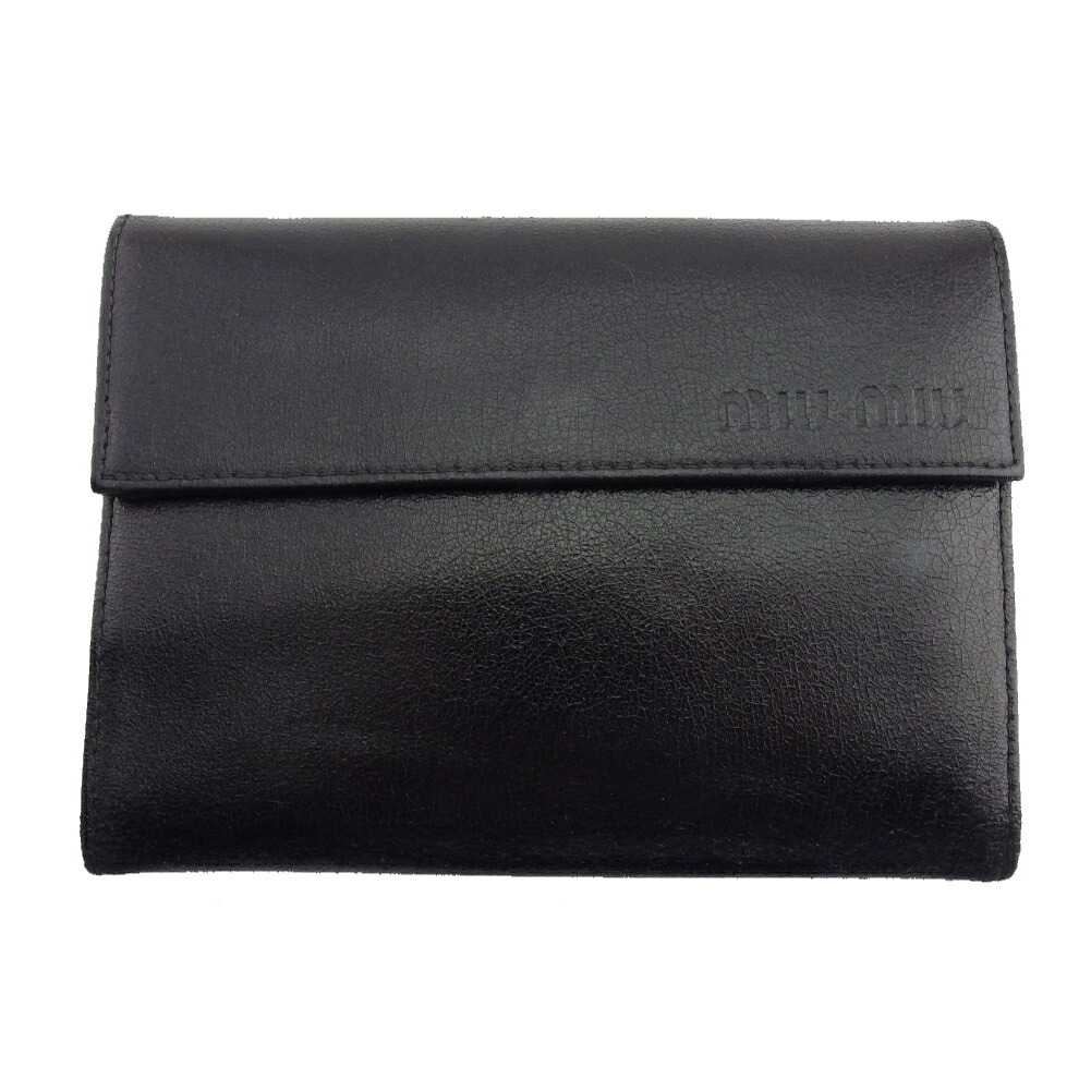 ミュウミュウ様 楽天市場】miumiu(ミュウミュウ) 三つ折財布 コンパクト シルバー