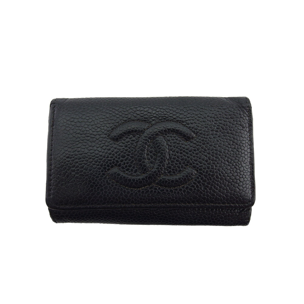 楽天市場】シャネル CHANEL マトラッセ 4連 キーケース 黒