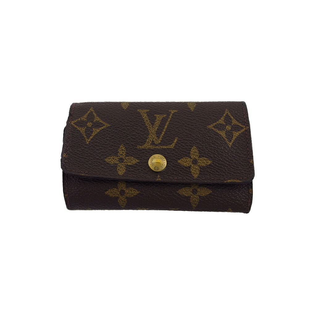 【Fashion Special Fair★29％OFFクーポン】ルイ・ヴィトン LOUIS VUITTON キーケース モノグラム ミュルティクレ6 ブラウン ベージュ レディース 中古 ブランド ハイブランド ヴィンテージ