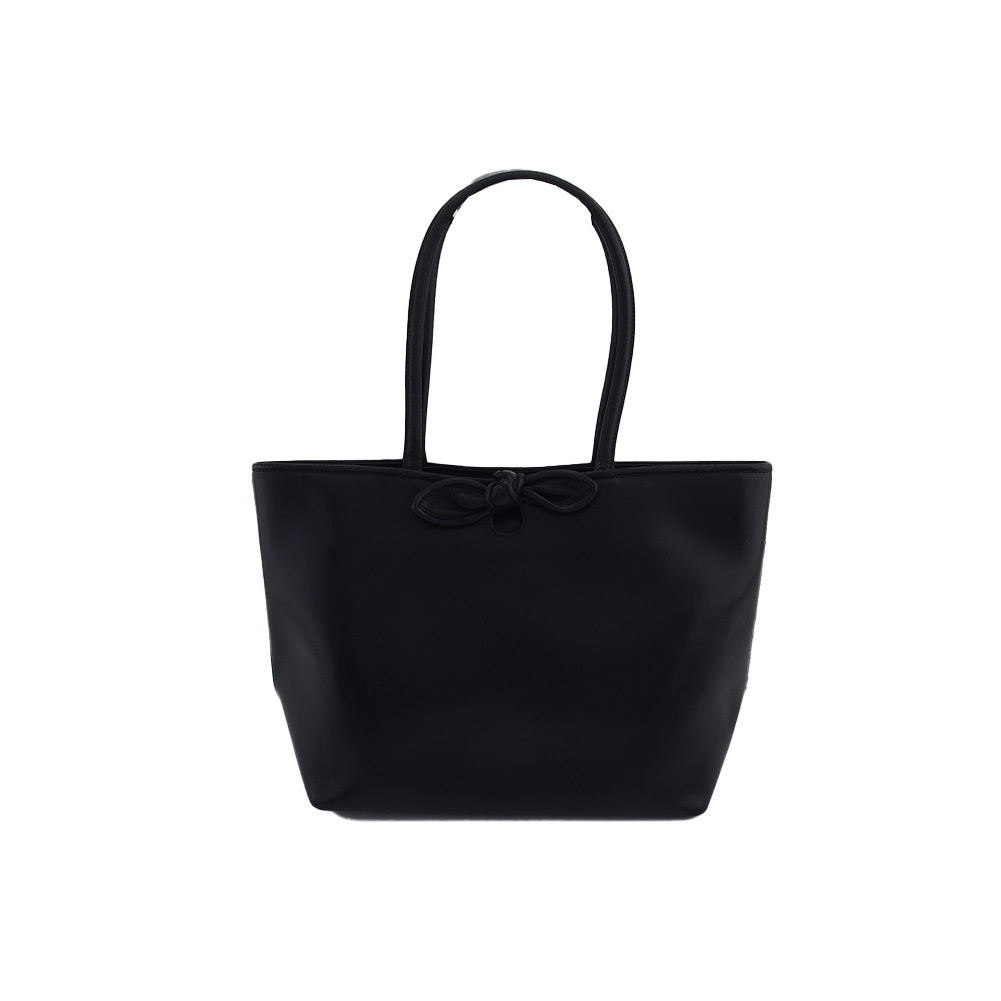 【お買い物マラソン★30％OFFクーポン】フルラ Furla トートバッグ リボンモチーフ ブラック レディース 中古 ブランド ハイブランド ヴィンテージ