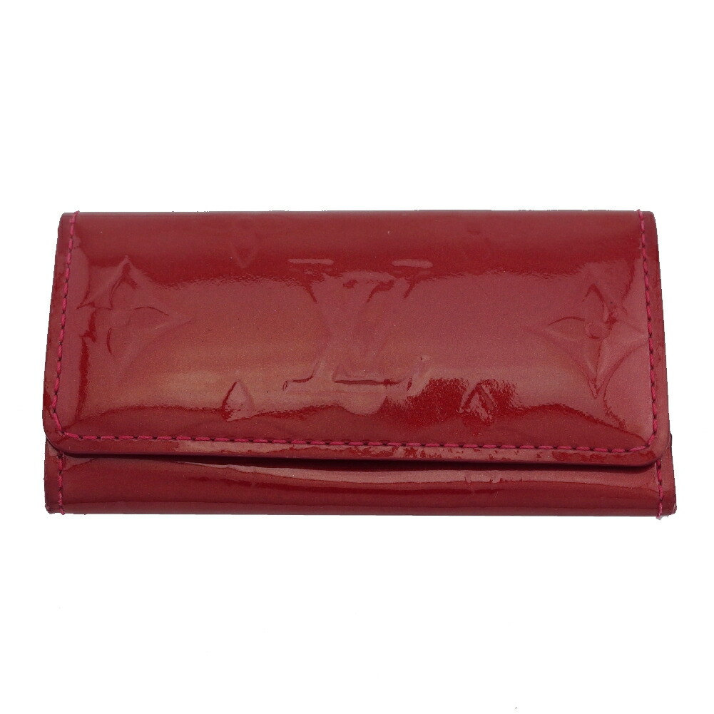 【お買い物マラソン★30％OFFクーポン】ルイ・ヴィトン LOUIS VUITTON キーケース ヴェルニ ミュルティクレ4 スリーズ レディース 中古 ブランド ハイブランド ヴィンテージ