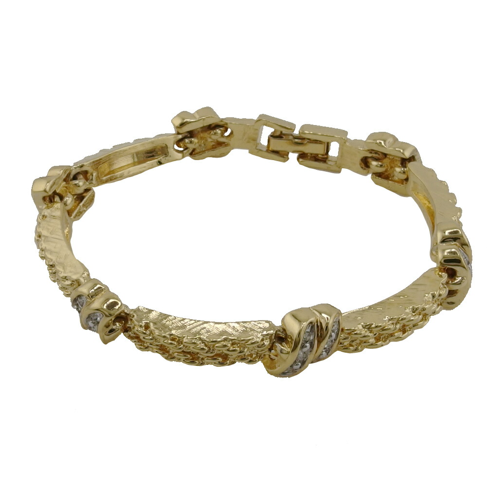 楽天市場】ニナリッチ ブレスレット ゴールド メタル ラインストーン