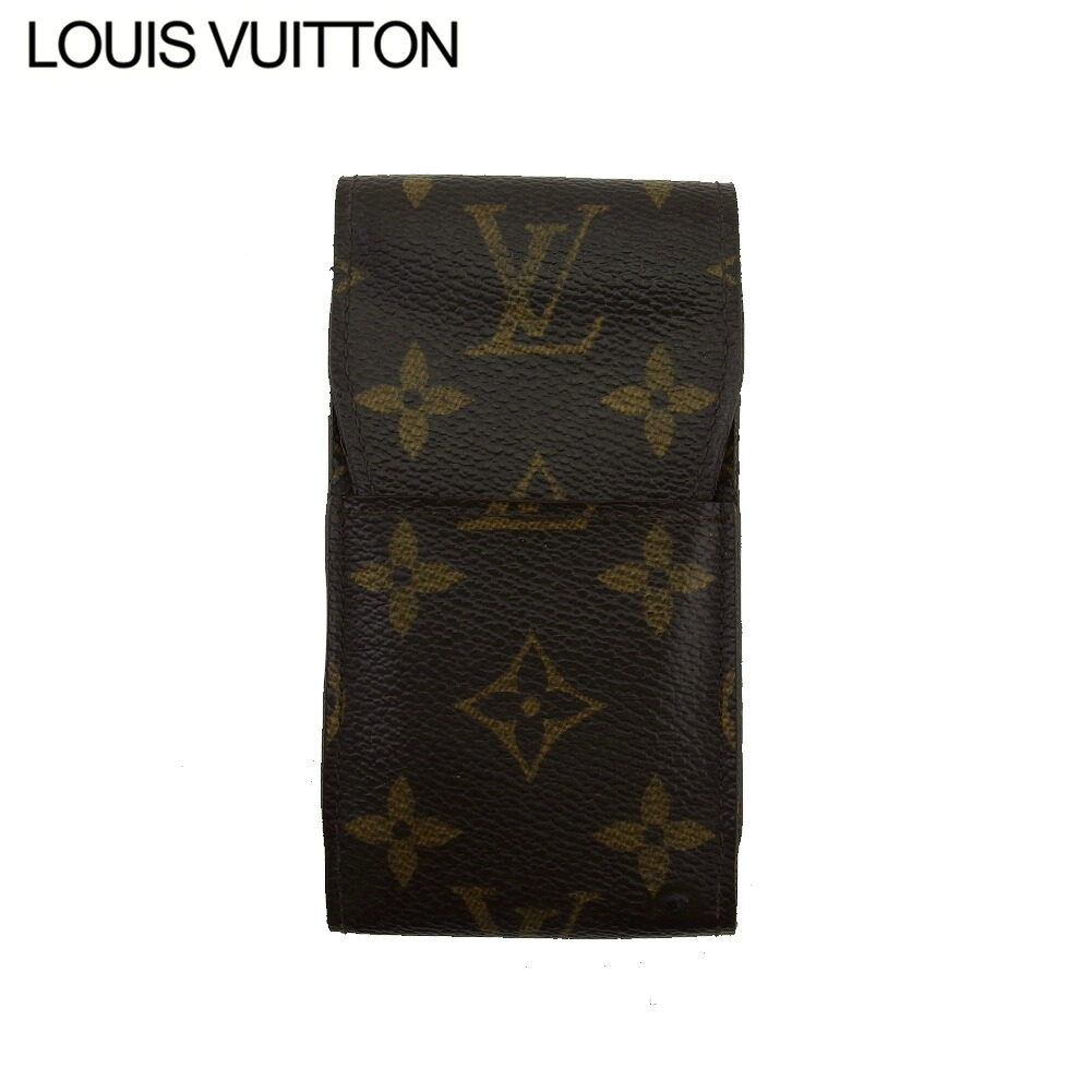 【Fashion Special Fair★24％OFFクーポン】ルイ・ヴィトン LOUIS VUITTON シガレットケース モノグラム エテュイシガレット ブラウン ベージュ レディース 中古 ブランド ハイブランド ヴィンテージ