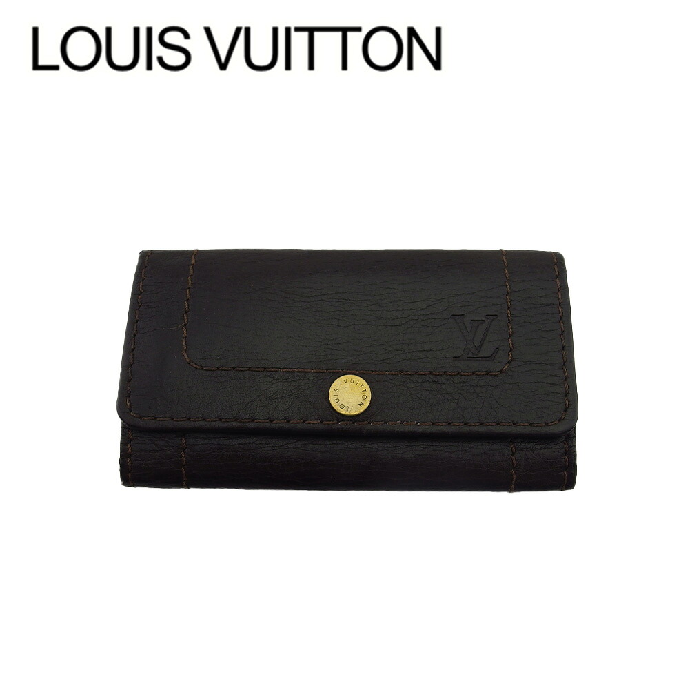 【決算前SALE★50％OFF引き換え証】ルイ・ヴィトン LOUIS VUITTON 手当たり容れもの モルモンの州 ミュルティクレ6 赤銅色 レディース 中古 ブランド名 ご機嫌ブランド名 ヴィンテージ