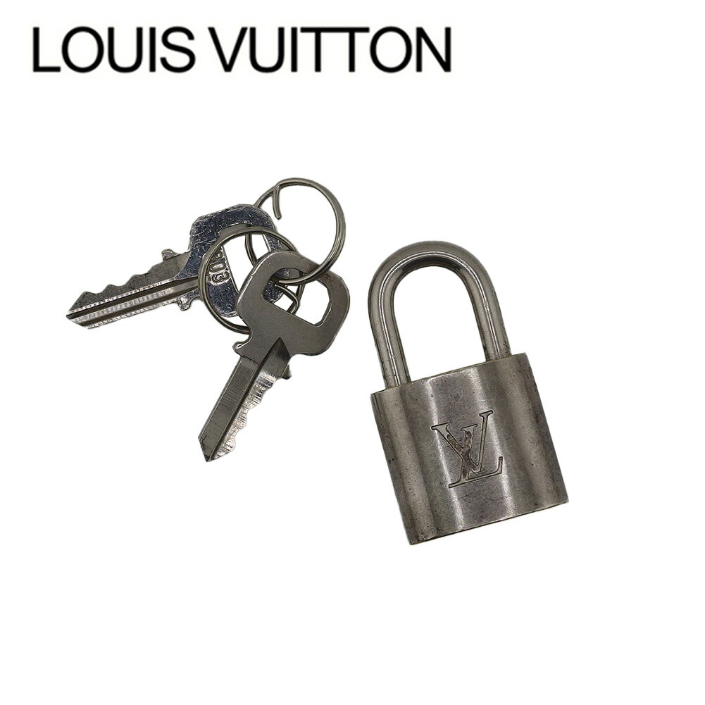 【百貨店SALE★最大限度50％OFF】ルイ・ヴィトン LOUIS VUITTON 余分の物小物 LV目じるし しろがね色 レディース 中古 ブランド名 ご機嫌ブランド名 ヴィンテージ