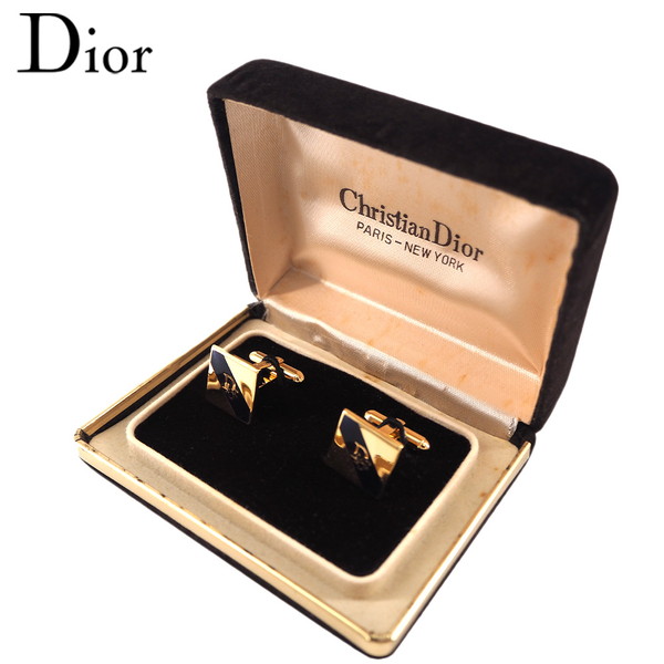 【月入れ替わり大売り出し★29％OFFクーポン券】クリスチャンディオール Dior 折り返し ゴールド×黒いこと レディース 中古 ブランド名 御機嫌ブランド名 ヴィンテージ