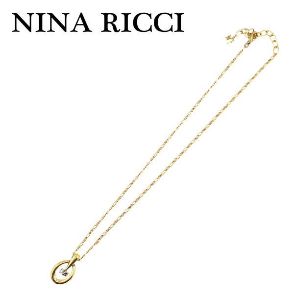 【お買い物マラソン★30％OFFクーポン】ニナリッチ NINA RICCI ネックレス ゴールド レディース 中古 ブランド ハイブランド ヴィンテージ