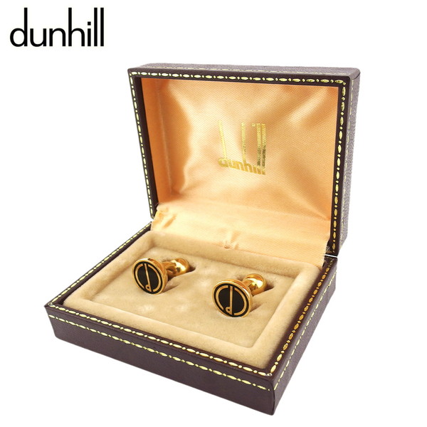 【月入れ替わり大売り出し★29％OFF引き換え証】ダン吸血鬼 Dunhill 折り返し ゴールド×黒いこと レディース 中古 ブランド名 ご機嫌ブランド名 ヴィンテージ