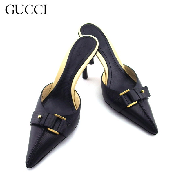 【美品】GUCCI マーモント金具 シボ革 パンプス ストラップ 黒 37 楽天市場】グッチ GUCCI GGマーモントチェンキヒール パンプス