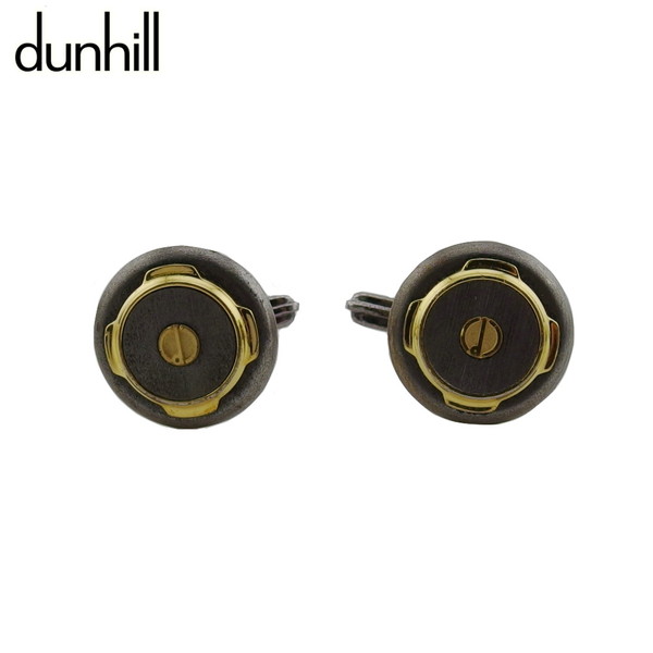 【百貨店SALE★最大限度50％OFF】ダン吸血鬼 Dunhill 折り返し しろがね色×ゴールド レディース 中古 ブランド名 ご機嫌ブランド名 ヴィンテージ