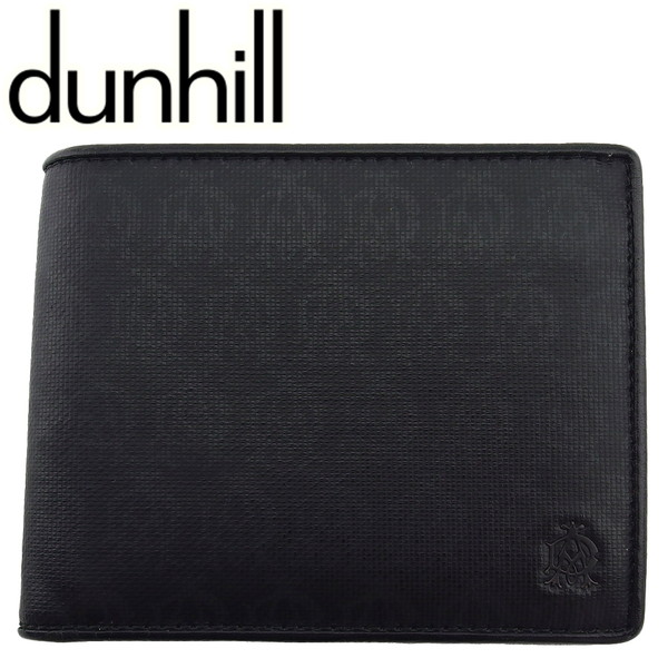 【決算前SALE★50％OFFクーポン】ダンヒル Dunhill 二つ折り財布 ADロゴモチーフ レディース 中古 ブランド ハイブランド ヴィンテージ