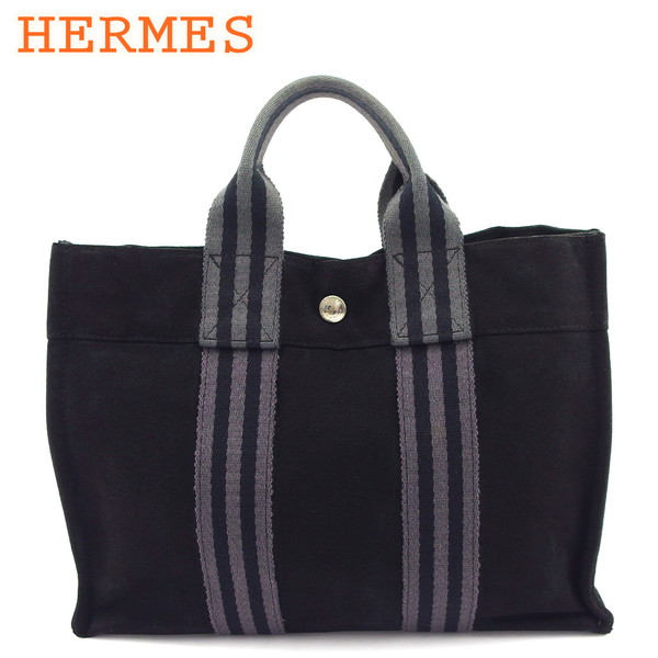 楽天市場】【美品】 エルメス トートバッグ フールトゥ PM キャンバス