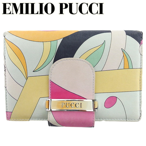 【百貨店SALE★最大限度50％OFF】エミリオ・プッチ Emilio Pucci 万覚え帳取りまかなう 015（マルチ色つや） メンズ 中古 ブランド名 ご機嫌ブランド名 ヴィンテージ