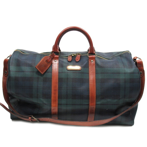 ポロラルフローレン ボストンバッグ 2way PVC 鍵 ブラシ付き ポロラルフローレン ボストンバッグ 2way PVC 鍵 ブラシ付き