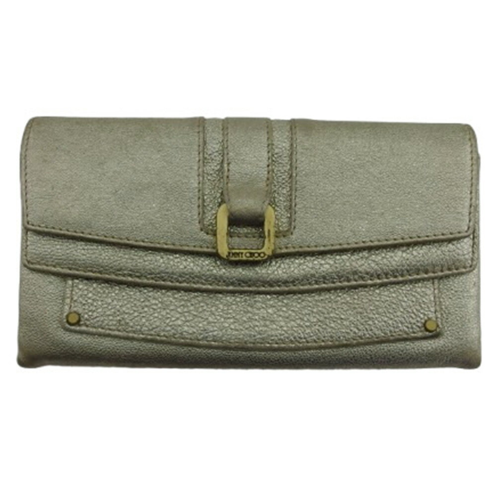 【月代わりの人大売り出し★29％OFFクーポン券】ジミーチュウ 長紙入れ メタリック レディース 中古 JIMMY CHOO ブランド名 ご機嫌ブランド名 ヴィンテージ