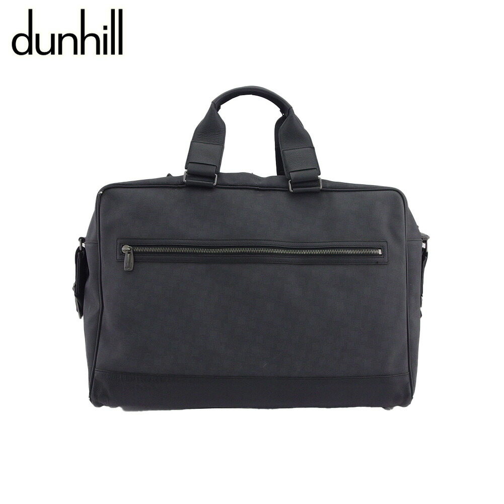 【決算前SALE★50％OFF引き換え証】ダン吸血鬼 Dunhill 商行為御徒面子 黒いこと×しろがね色薄墨色 レディース 中古 ブランド名 ご機嫌ブランド名 ヴィンテージ
