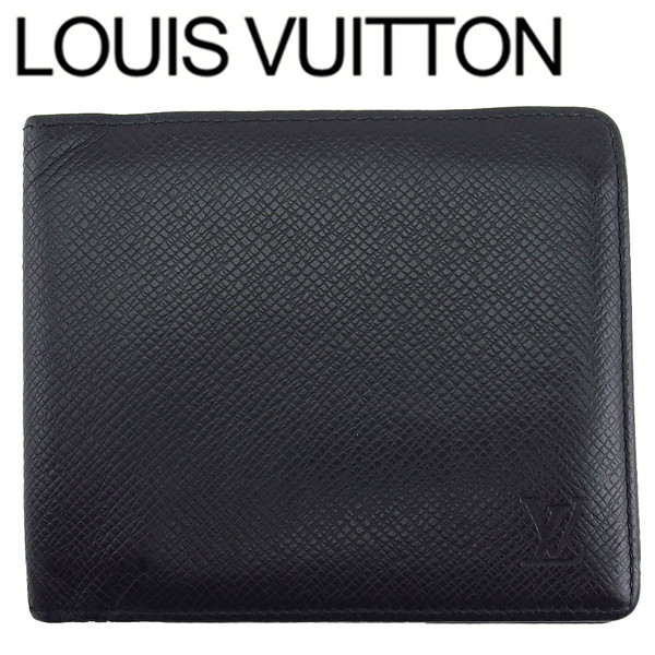 ルイヴィトン タイガ ボルトビエ エセピア 二つ折り財布 札入れ LOUIS VUITTON ルイ・ヴィトン サイフ・小物 二つ札入れ 二