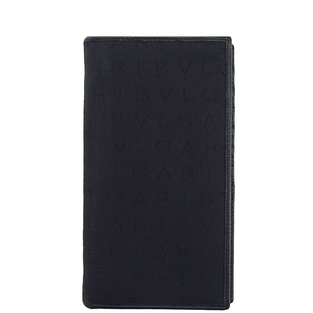 【お買い物マラソン★30％OFFクーポン】ブルガリ 長財布 ロゴマニア レターファブリック ブラック レディース 中古 BVLGARI ブランド ハイブランド ヴィンテージ 39,816円