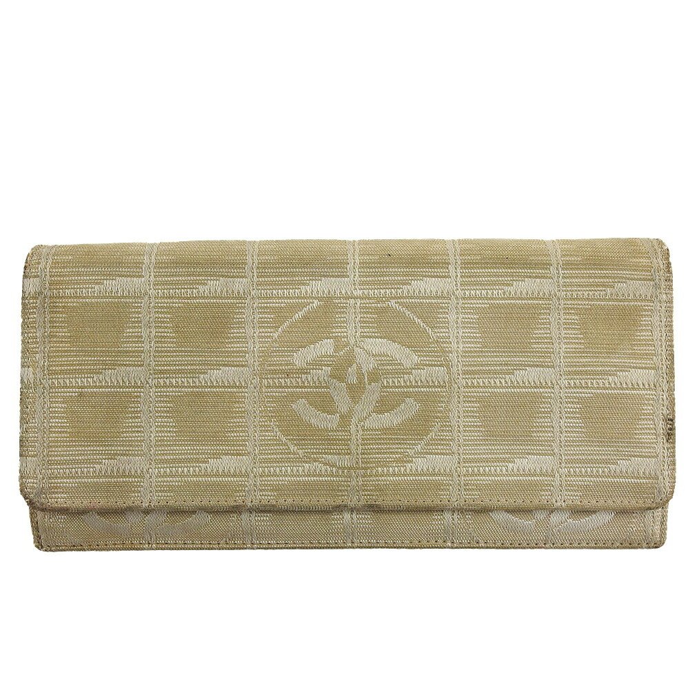 【土日BIG SALE★27％OFF引き換え証】シャネル 長紙入れ ベージュ レディース 中古 CHANEL ブランド名 ご機嫌ブランド名 ヴィンテージ