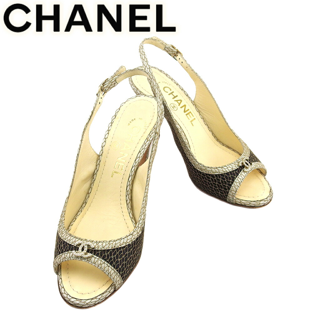 CHANEL シャネル サンダル ラムスキン マトラッセ 37 1/2C 楽天市場】CHANEL シャネル サンダル ココマーク マトラッセ