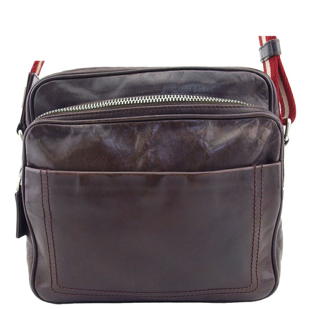【超激レア】BALLY トレインスポッティング ストライプ レザー ボディバッグ BALLY ショルダーバッグ トレインスポッティング ボディバッグ