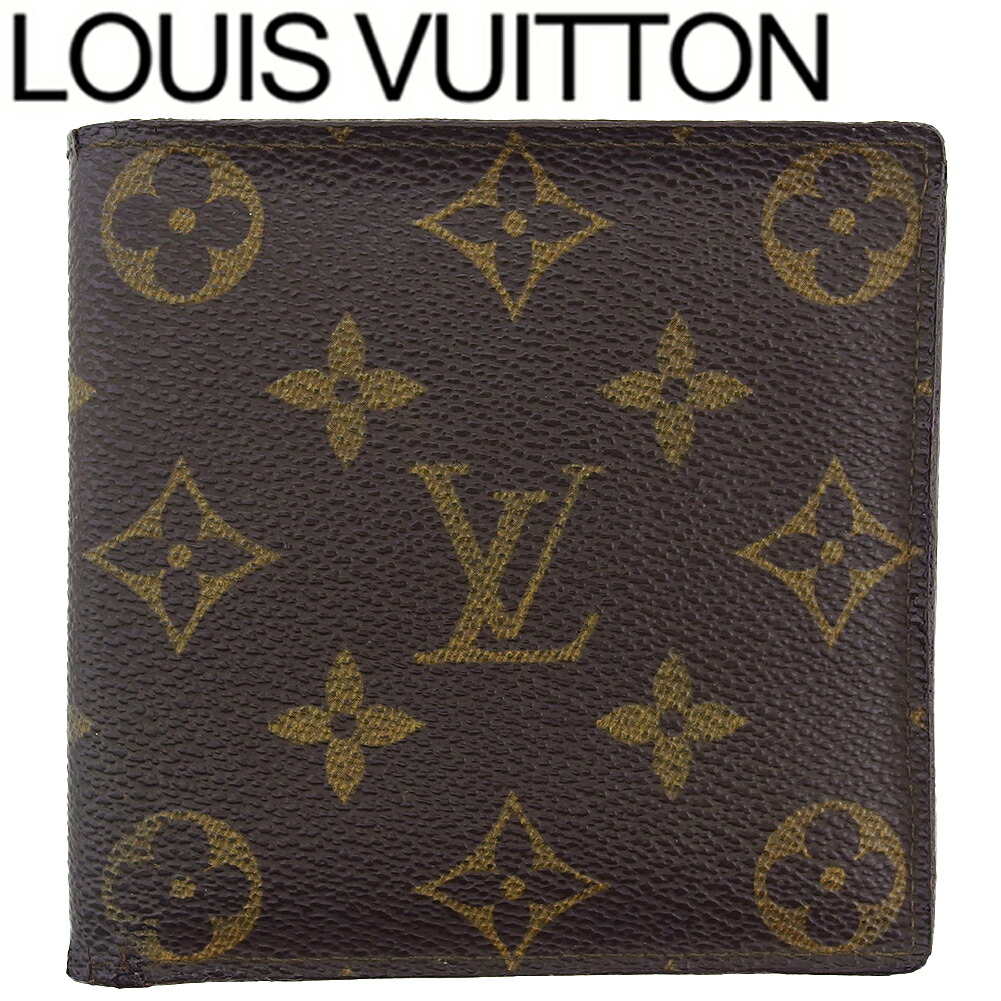 楽天市場】【中古】LOUIS VUITTON ルイヴィトン 二つ折り財布