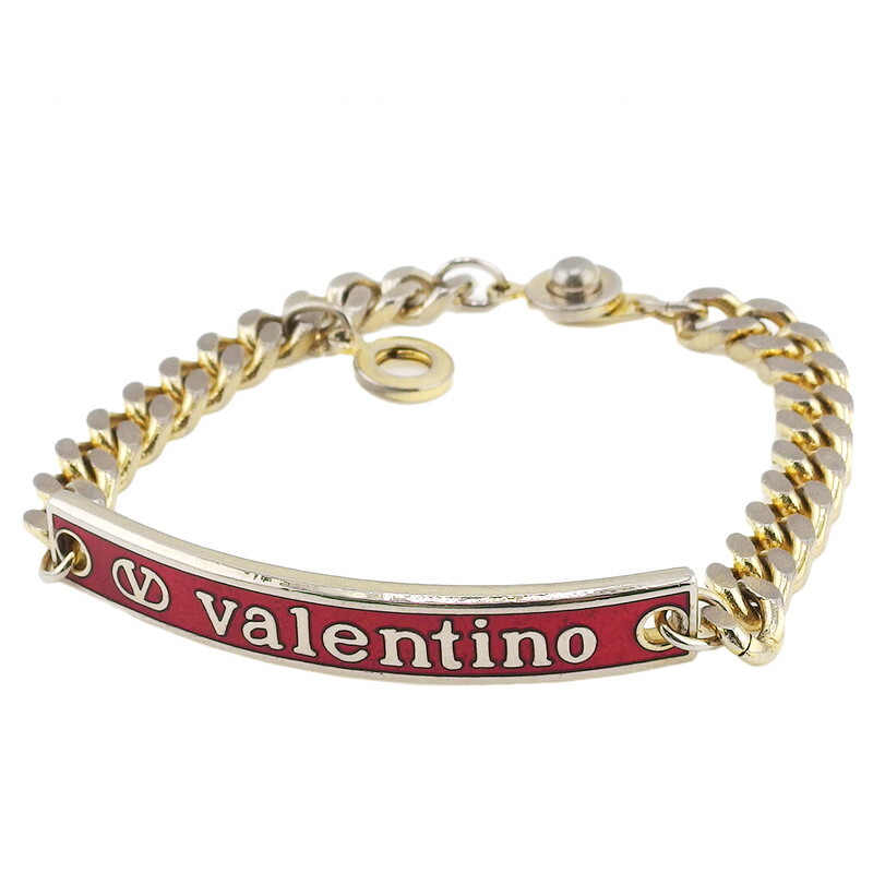 楽天市場】【ヴァレンティノ】Valentino Vロゴ チェーン ブレスレット