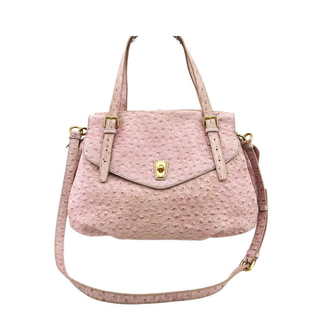 【Fashion Special Fair★24％OFFクーポン】マークバイマークジェイコブス ハンドバッグ ピンク×ゴールド レディース 中古 MARC BY MARC JACOBS ブランド ハイブランド ヴィンテージ