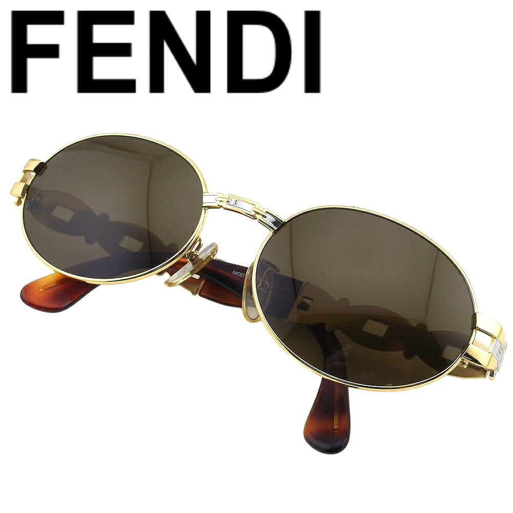 【お買い物マラソン★30%OFFクーポン】フェンディ FENDI サングラス レディース 中古 ブランド ハイブランド ヴィンテージ|ブランドデポ