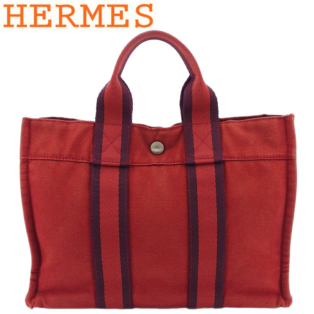楽天市場】HERMES エルメス フールトゥPM ボルドー ユニセックス