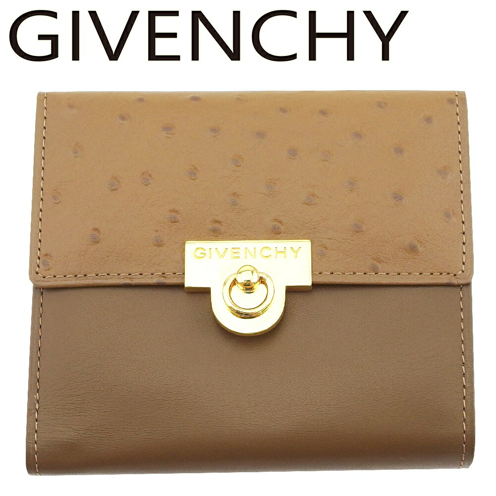 楽天市場】ジバンシィ GIVENCHY がま口 二つ折り財布 ボルドー