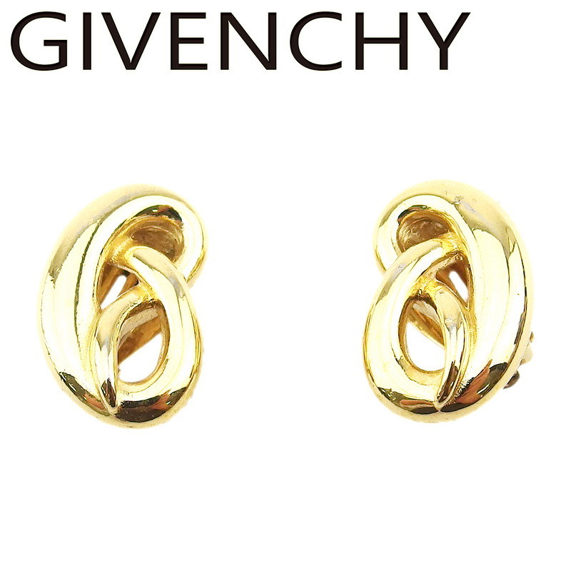【お買い物マラソン★30％OFFクーポン】ジバンシィ GIVENCHY イヤリング ゴールドモチーフ ゴールド レディース 中古 ブランド ハイブランド ヴィンテージ｜ブランドデポ