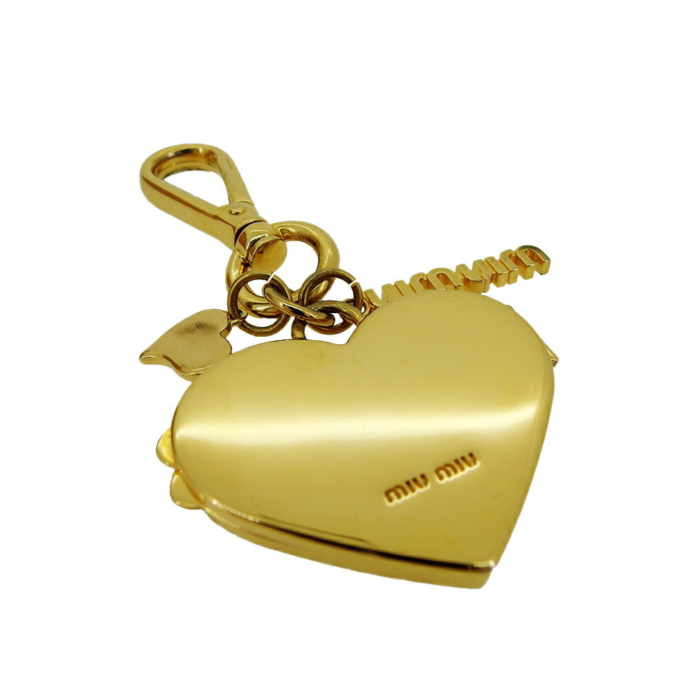 【Fashion Special Fair★24％OFFクーポン】ミュウミュウ キーリング クロコダイル型押し OPALE レディース 中古 MIUMIU ブランド ハイブランド ヴィンテージ