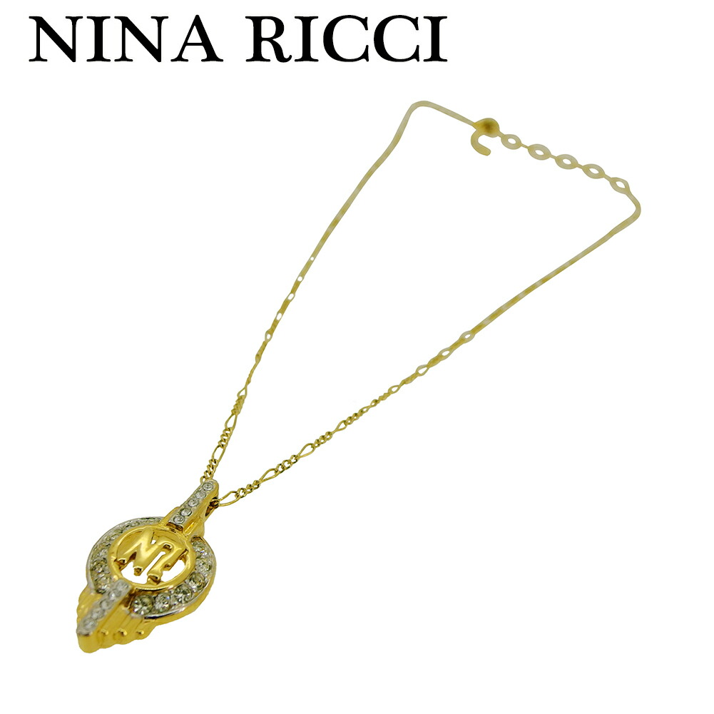 ✨ニナリッチ✨Nina Ricci✨ネックレス✨ NINA RICCI 【送料無料】ニナリッチ K18YG ルビー ダイヤモンド