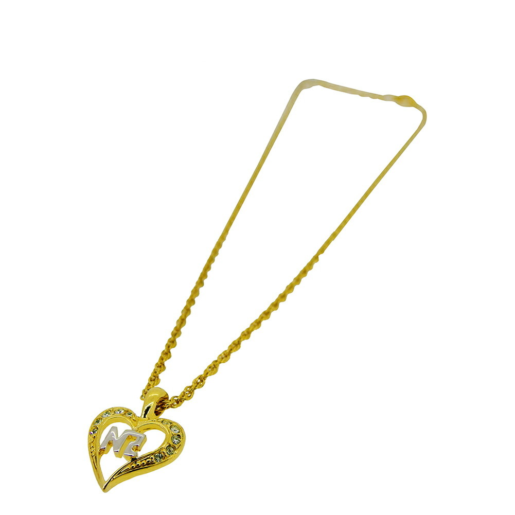 【お買い物マラソン★30％OFFクーポン】ニナリッチ ネックレス ゴールド×シルバー×ラインストーン レディース 中古 NINA RICCI ブランド ハイブランド ヴィンテージ