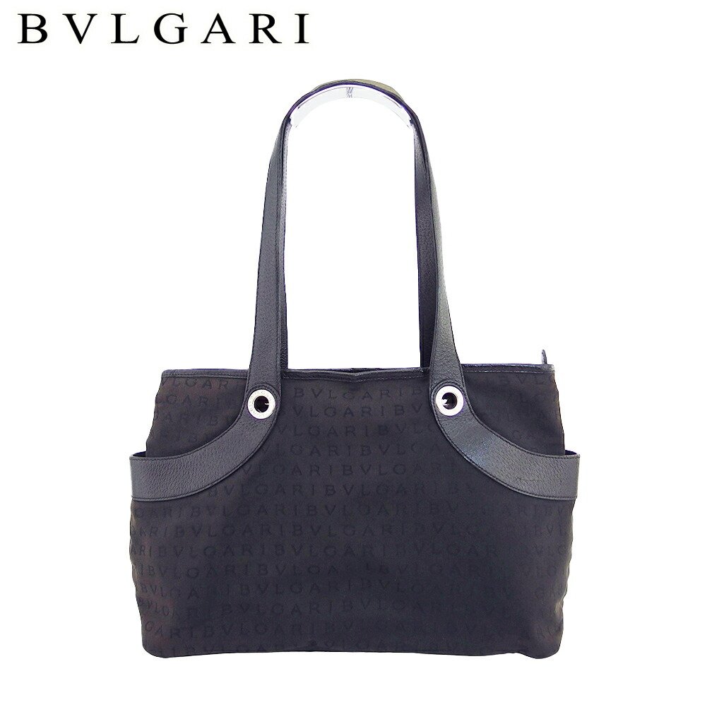 楽天市場】ブルガリ BVLGARI トートバッグ ロゴマニア ブラック