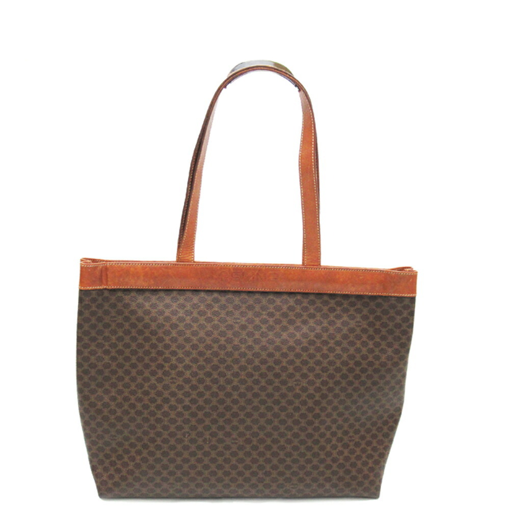 CELINE セリーヌ ○セリーヌ CELINE トートバッグ マカダム ブラウン[J
